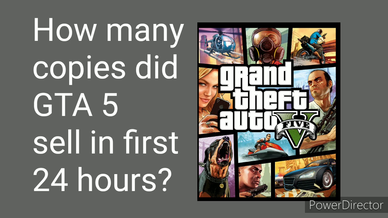 How Many Copies Did GTA 5 Sell In 24 Hours YouTube How Many Copies Did GTA 5 Sell In 24 Hours YouTube