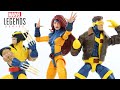 Marvel Legends X-MEN 3-PACK Triângulo Amoroso: CICLOPE, JEAN GREY e WOLVERINE action figures review