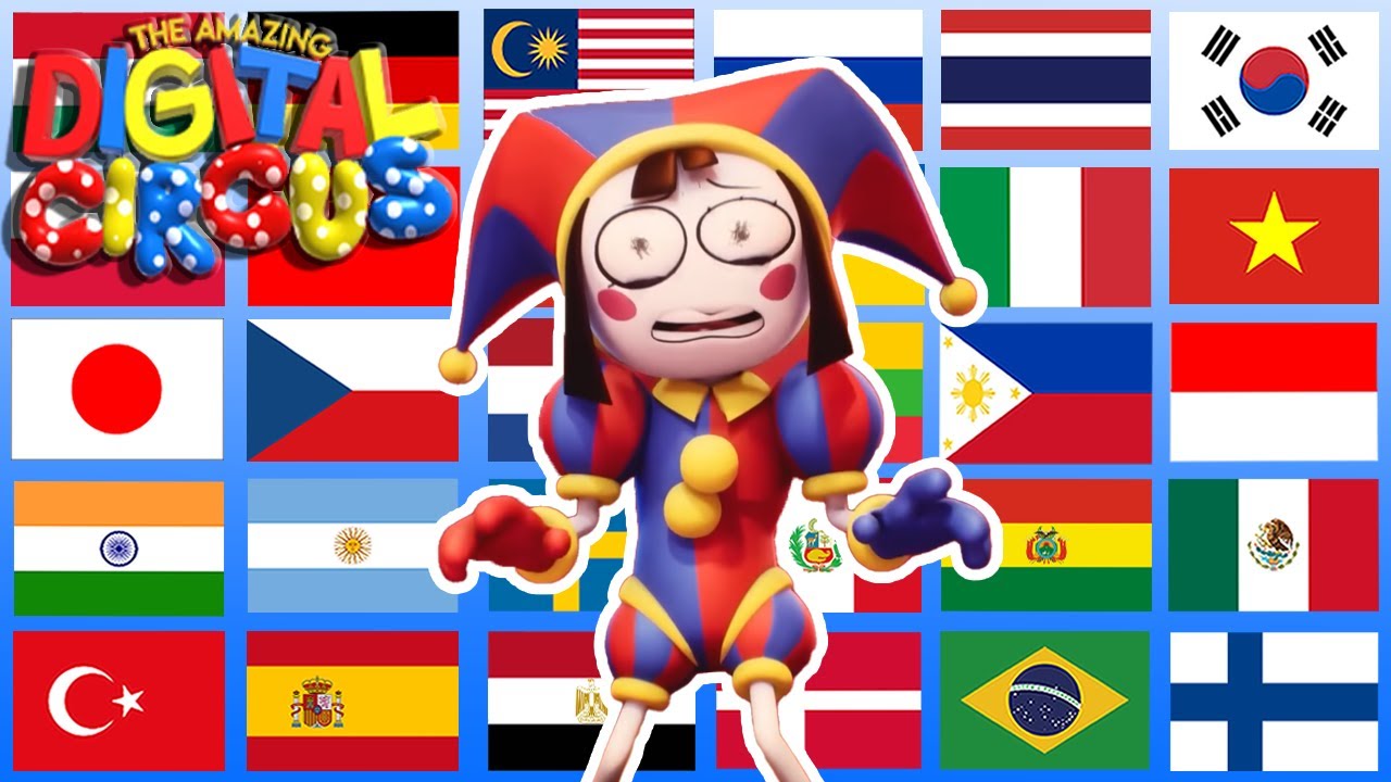 «Удивительный цифровой цирк» на 50 языках Мем