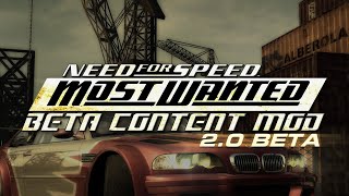 NFS Most Wanted  Beta Content Mod  v2.0 Beta Gameplay