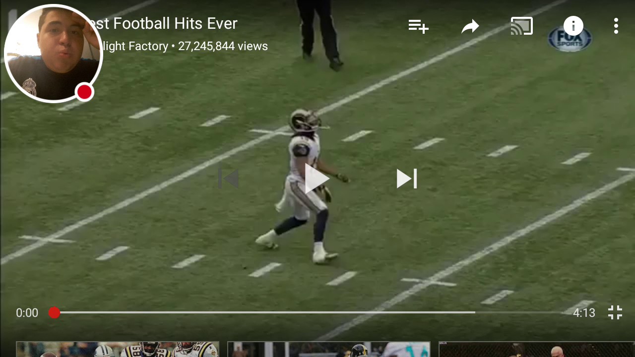 American football hardest hits [ Reaction ] YouTube