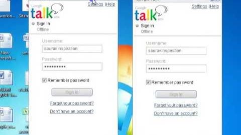 how to Open Multiple Google Talk Account
