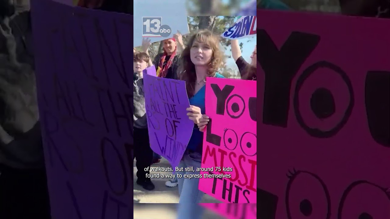 Fort Walton Beach Students participate in Anti-Ice Protest