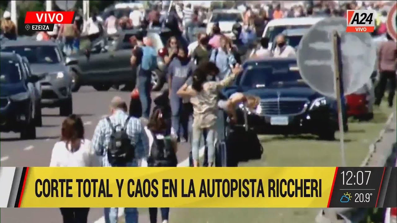 🔴 AHORA 🔴 CORTE TOTAL Y CAOS EN LA AUTOPISTA RICCHIERI - YouTube