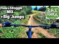 NICE MIX FLOW+STRUGGLE AND BIG JUMP LINE IN BIKE PARK SPICAK