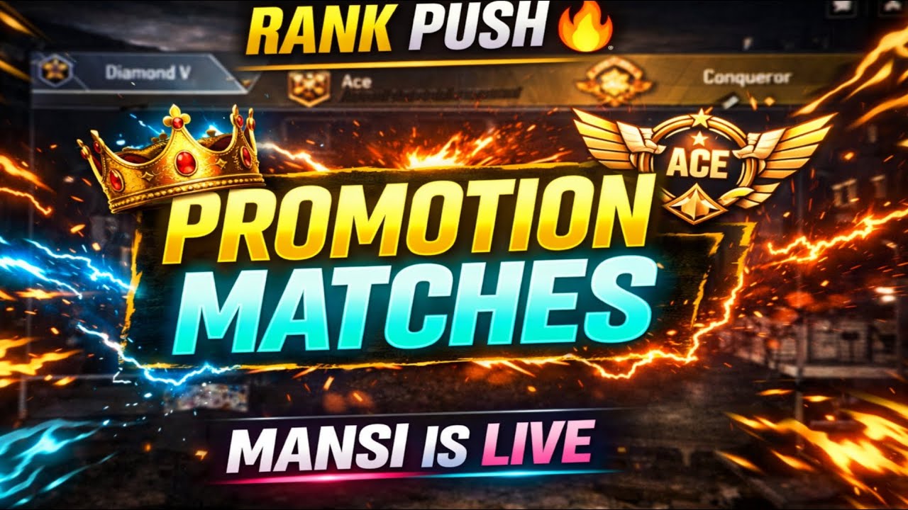 PROMOTION MATCHES🔥| BGMI Live 