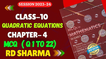 RD Sharma MCQs Solutions Class 10 Chapter 4 Quadratic Equations Multiple Choice Questions (MCQs)