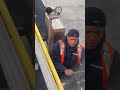 POV Baggage Handler Driving The Belt Up To The Plane