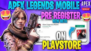 How To Pre Register Apex Legends Mobile New Closed Beta From Playstore | Apex Mobile New Beta 🔥