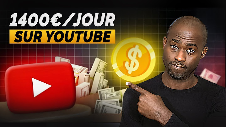 Je gagne 1400€ en une seule journée sur YouTube.