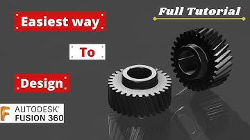 How to Design Helical Gear in Fusion 360 | How to make Helical Gear | Full Tutorial for Beginners