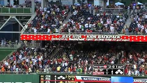 2010/07/09 Recap: SF 1, WSH 8