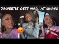 Saweetie gets mad at Quavo on instagram live September 24, 2020