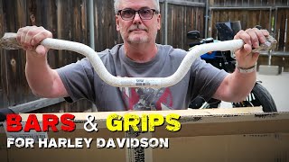 How to Install Handlebars & Grips on Harley Davidson || Wheel Stories