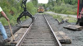 B1014116 - Rebuilding Robinwood Mainline Grade Crossing at Sabattis - September 6, 2022