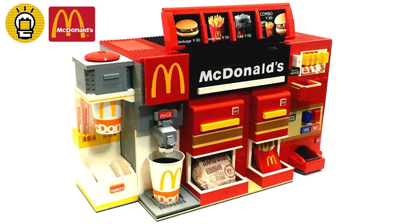 レゴで作ったマクドナルドが凄すぎた!! LEGO McDonald's order automation machine!