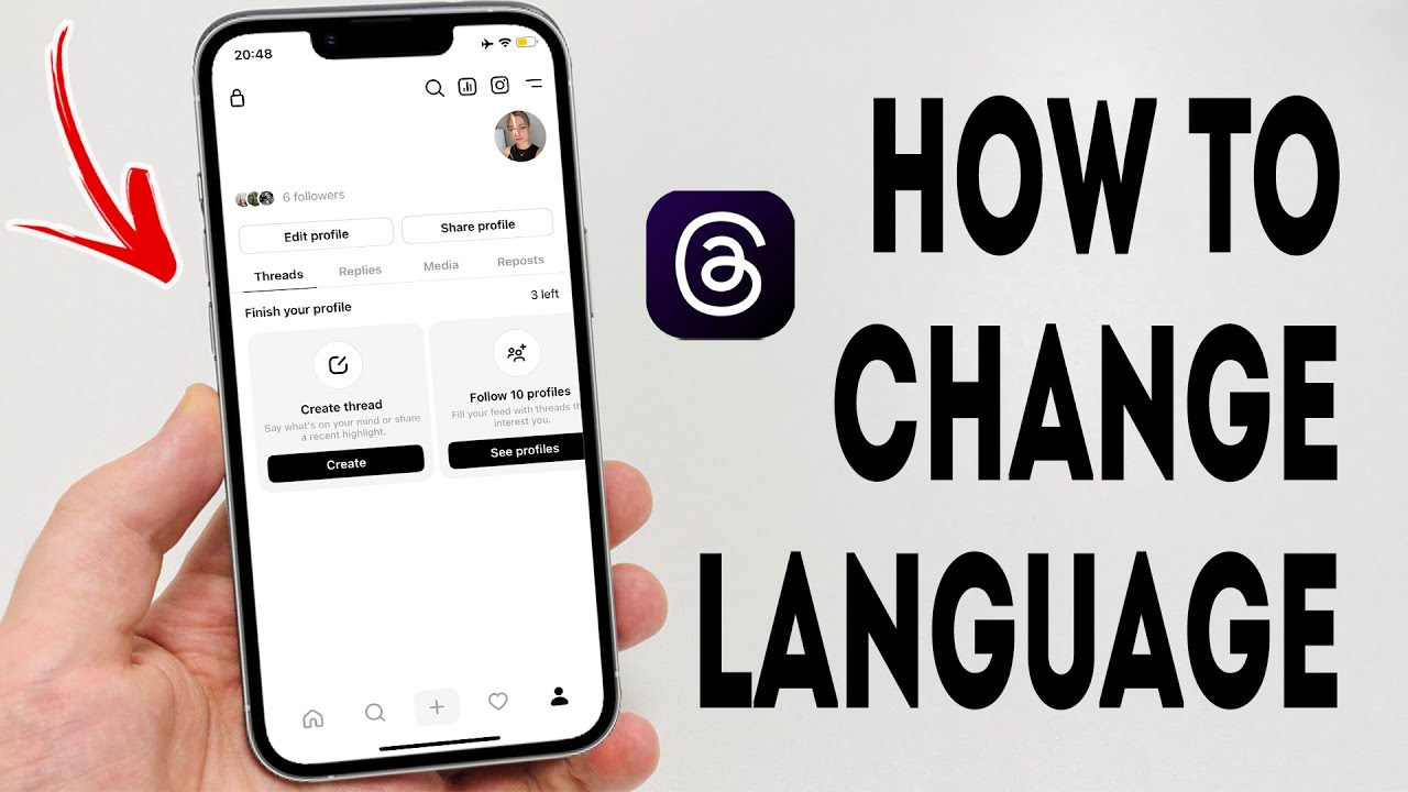 How To Change Language In Threads App On Android - Full Guide - YouTube