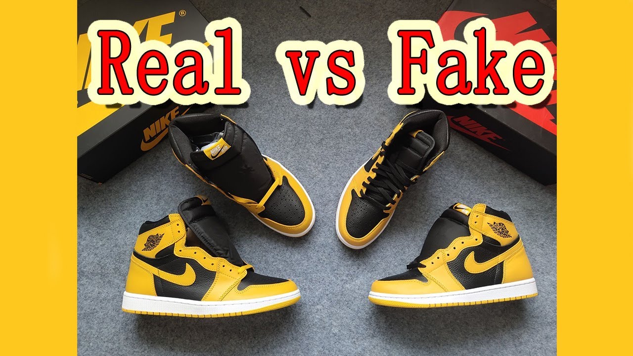 Real vs Fake Jordan 1 POLLEN - Watch 