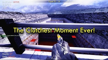 THE CLUTCHEST MOMENT EVER IN DR! Cod4 Deathrun LIVE COMM