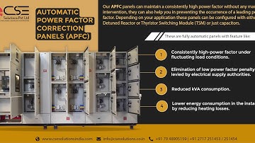 Automatic Power Factor Correction Panels (APFC)