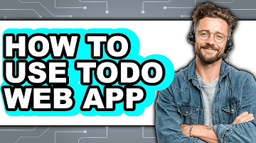 How to Use Todo Web App - Step by Step