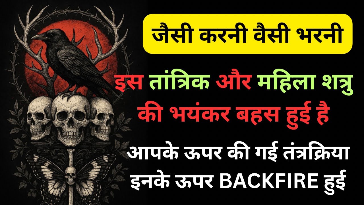 TANTRIK AUR MAHILA SHATRU KI BHAYANKAR BAHAS HUI HAI APKO LEKAR