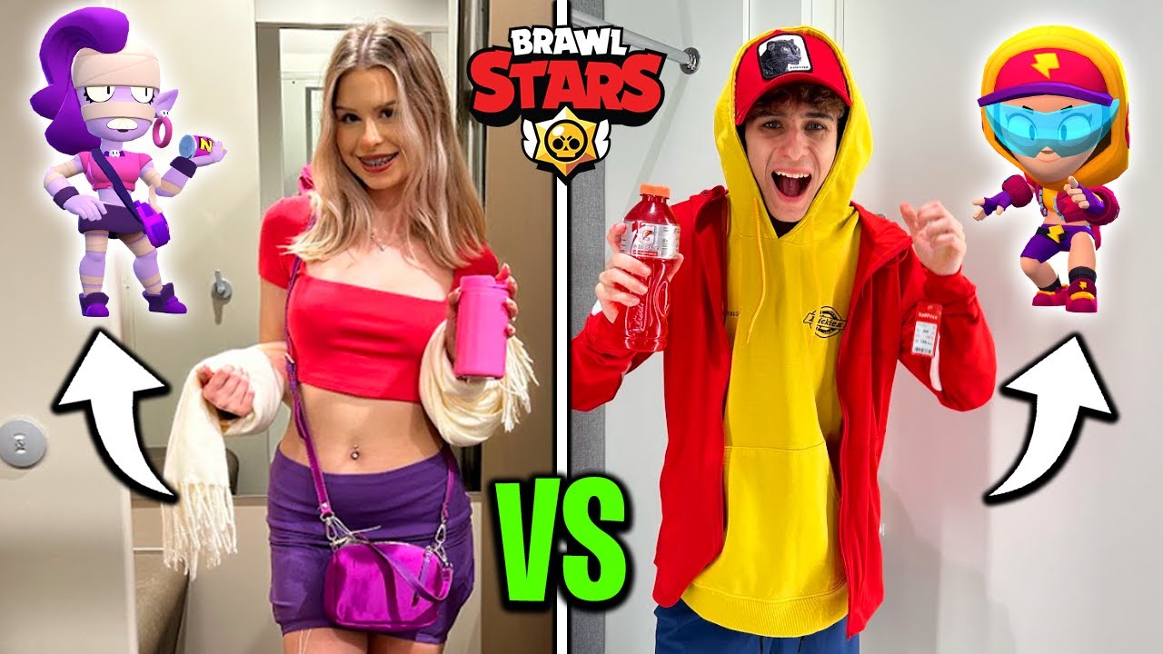 KTO LEPIEJ PRZEBIERZE SIĘ za ZADYMIARZA Z BRAWL STARS ten WYGRYWA😂