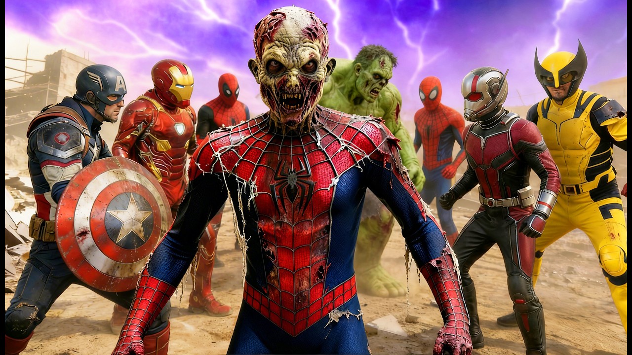 Zombie Spider-Man - Hide and Seek!