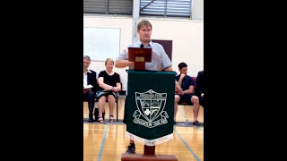 Wade Bennett 2015 Hall Of Fame Speech Wanganui Park Secondary College Shepparton