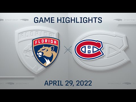 NHL HIghlights: Florida Panthers vs Montreal Canadiens - April 29, 2022