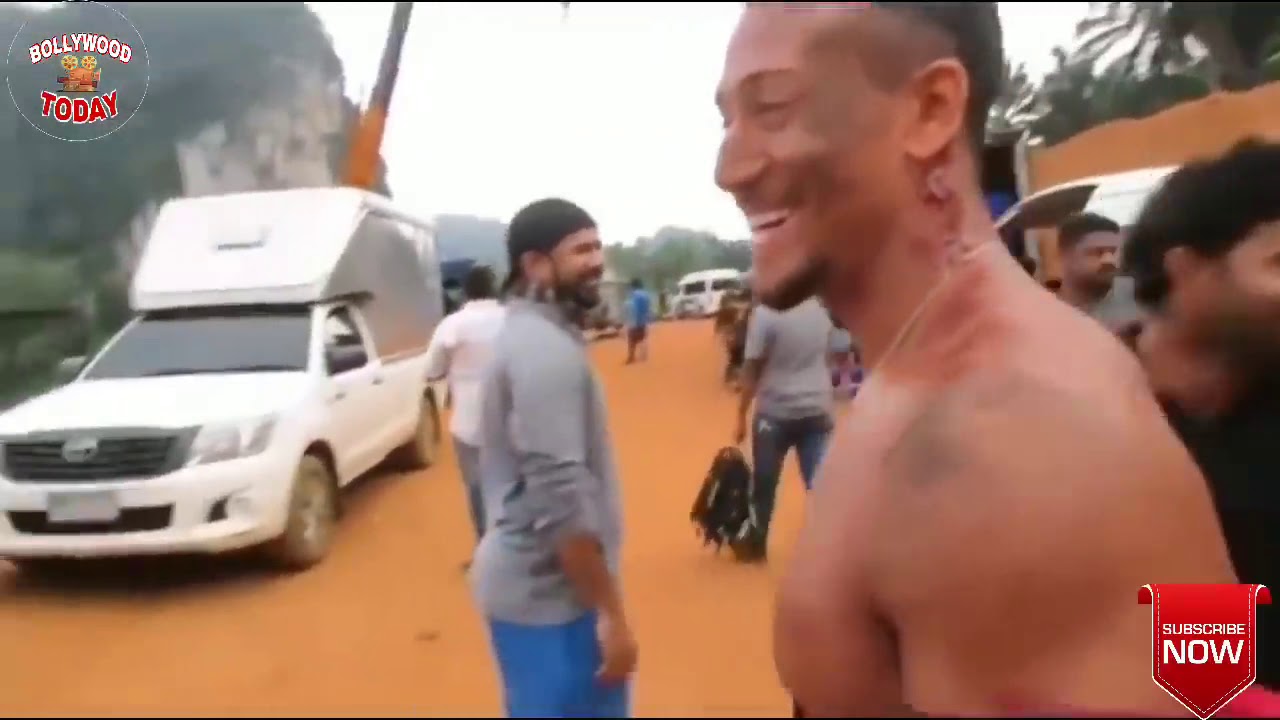 Making Of Helicopter Stunt   Baaghi 2 Tiger Shroff Helicopter Scene Shooting