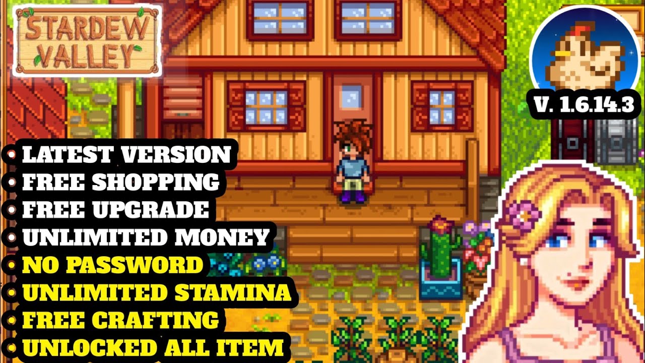 NEW UPDATE!! STARDEW VALLEY ORIGINAL V1.6 MOD APK MENU TERBARU