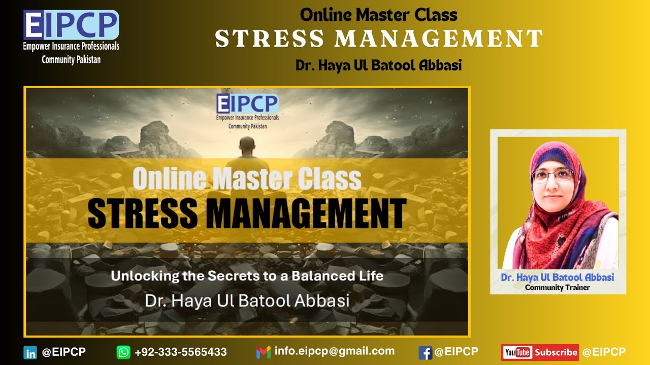 OMC on Stress Management by Dr. Haya Ul Batool Abbasi - YouTube