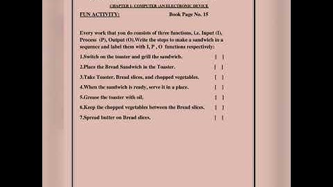 Grade 2 Topic - Computer : An Electronic Device (22/5/20)