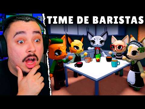 ☕ O TIME DE BARISTAS FIZERAM TODOS OS CAFÉ POSSIVEIS!! | ANIMAL HOSPITAL - ROBLOX