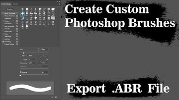 How to create custom brushes in photoshop | Export .ABR File | (Photoshop தமிழ்)
