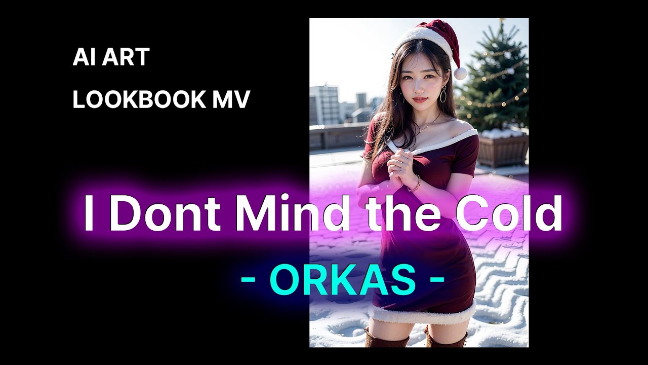 [AI ART] I Don't Mind the Cold | 산타 코스프레 | 크리스마스 | AI Lookbook