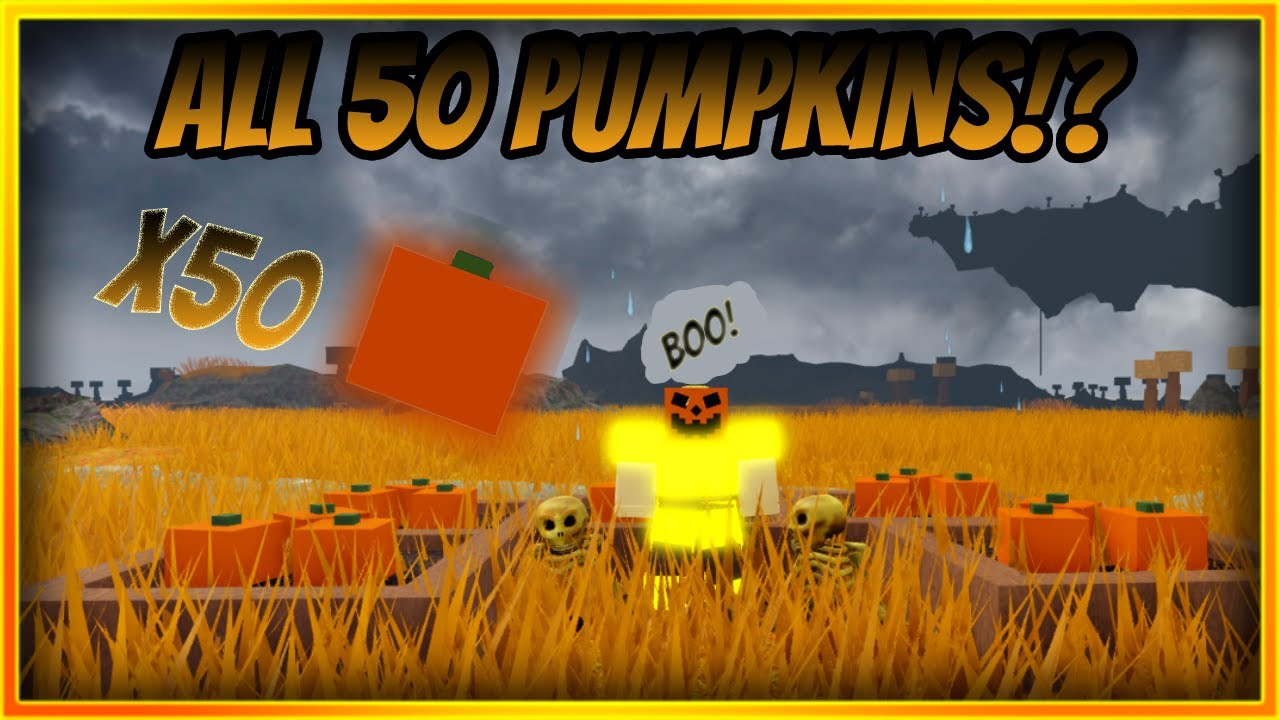 Booga Booga Reborn ALL 50 PUMPKIN LOCATIONS roblox YouTube booga-booga-reborn-all-50-pumpkin-locations-roblox-youtube