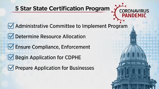 5 Star State Certification Program Checklist Released As Businesses Seek Fewer Restrictions