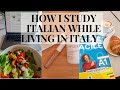 VLOG| An expat learns Italian while living in Italy. I&#39;ll show you how I study