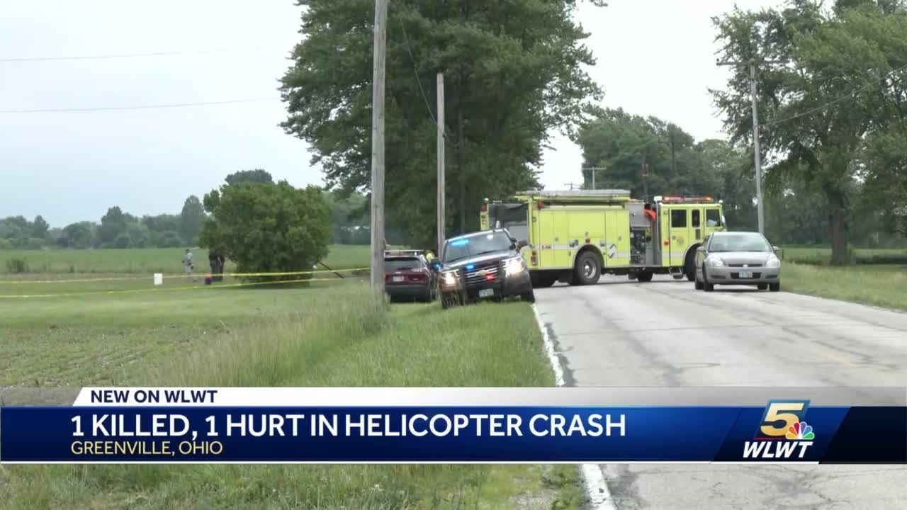 1 dead, 1 critically injured after fiery helicopter crash in Darke