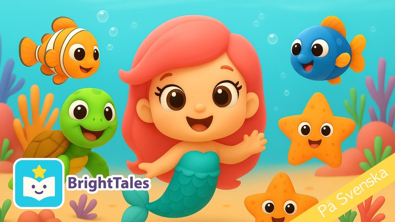 Färgglatt Korallrevsäventyr – Musikvideo med Max Sjöjungfru 🐠🎶 by BrightTales