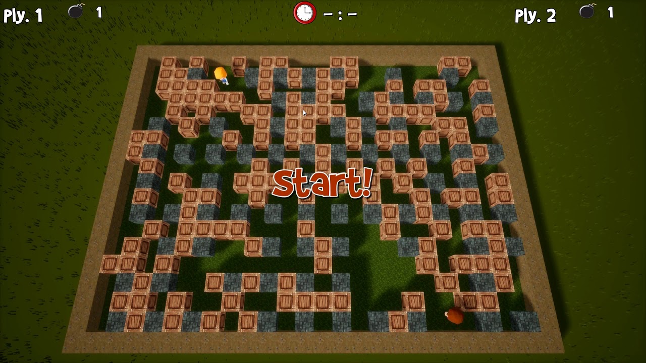 [Unreal Engine 4] Bomberman Local Multiplayer Test