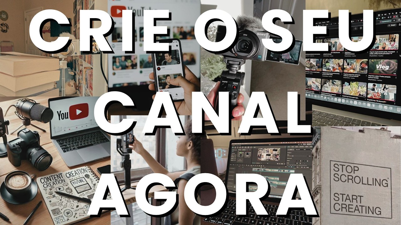 Pare de procrastinar e crie agora o seu canal do YouTube