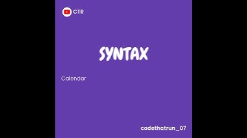 The Clone Method Of Calendar Class in java #shorts
