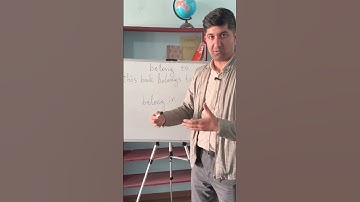 Belong to versus belong in.  #english #education #learnenglish #englishgrammar #comedy