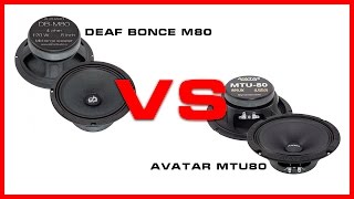 Тест/Сравнение Avatar Mtu80 Vs Deafbonce M80