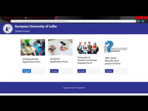 EUL Online Application