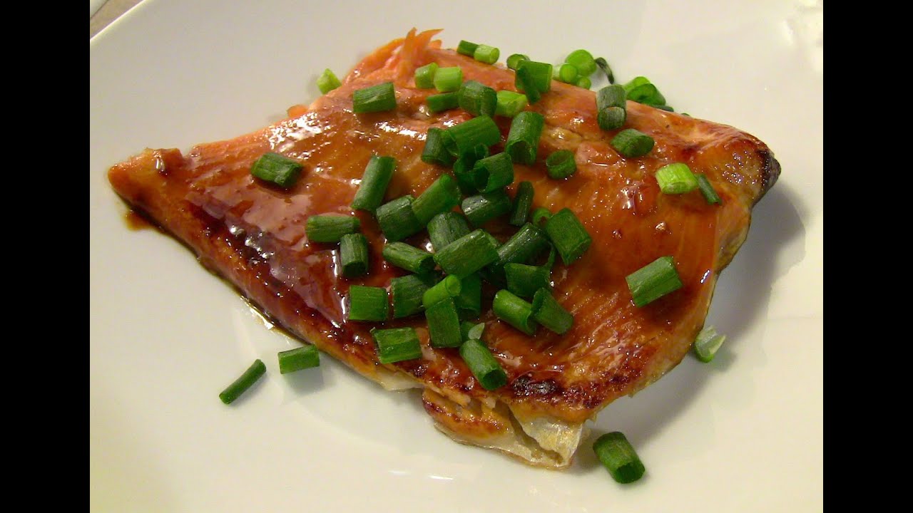Broiled Teriyaki Trout YouTube