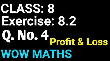 Wow Maths Class 8 Chapter 8 Exercise 8.2 | Wow Maths Class 8 Exercise 8.2 | Maths Ki Ghanti